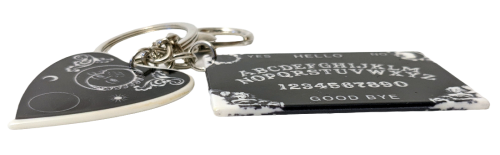 Wicca Occult Ouija Brett mit Planchette  Black Hexen Taschenanhänger - Schlüsselanhänger