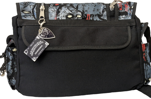 Wicca Occult Ouija Brett mit Planchette  Black Hexen Taschenanhänger - Schlüsselanhänger