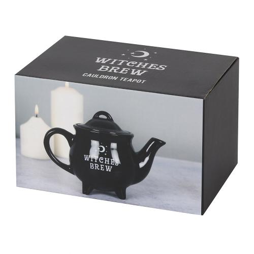 Witches Brew Schwarze Keramik Teekanne Hexen Teekanne