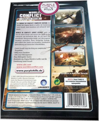 World in Conflict | Complete Edition inkl. Soviet Assault | PC DVD-ROM | USK 18