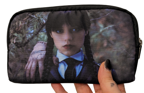 Zip Geldbörse Wednesday Addams mit eiskaltem Händchen | Never more Akademie Portemonnaie