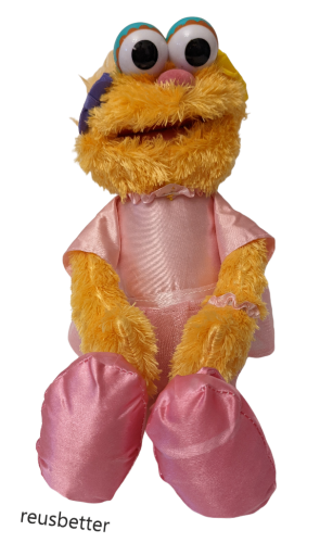 Zoe Muppet aus der Sesamstraße Plüschpuppe 35 cm