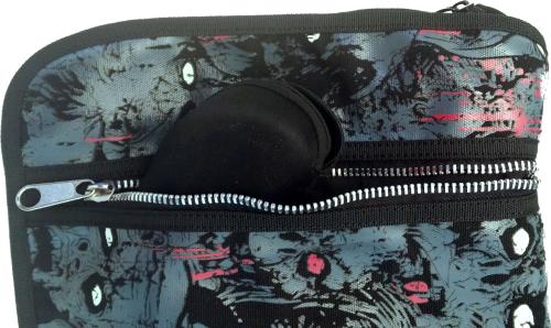 Messanger Bag Umhängetasche Tasche Unisex - Zombies -The Walking Dead Motiv - fluoreszierend