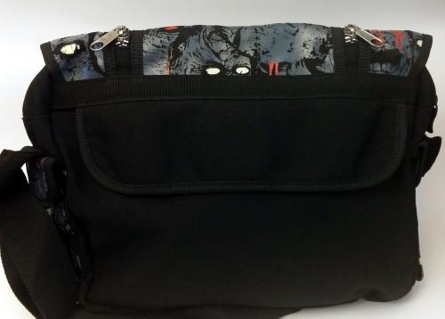 Messanger Bag Umhängetasche Tasche Unisex - Zombies -The Walking Dead Motiv - fluoreszierend