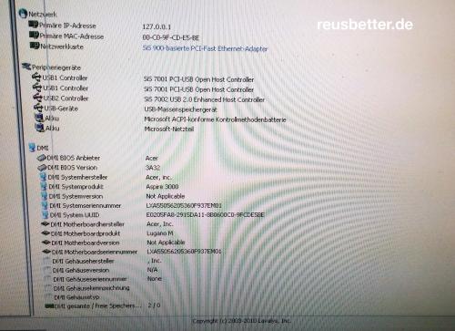 Acer Aspire 3003WLMi Notebook - 15.4" - Sempron 3000+ - Win XP Home - 1 GB RAM - 100 GB HDD