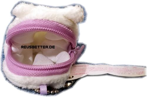 Alpaca Plüsch Kleingeldbörse mit Schlüsselanhänger