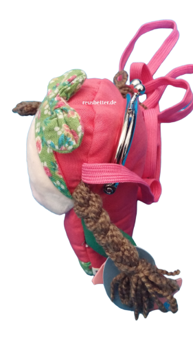 Damen Umhängetasche - einzigartige Angela Metoo Puppe  |  Exklusive Künstler Handtasche