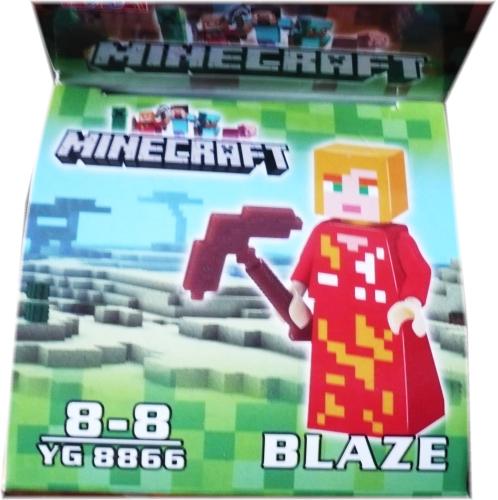 Schlüsselanhänger Minecraft Motiv Set Blaze Sammel Box Set