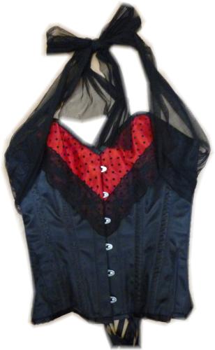 Vollbrust Korsett BURLESQUE/ Rockabilly