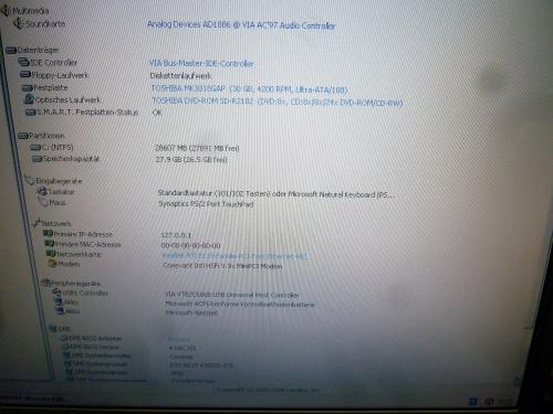 HP Compaq Evo N115 Laptop - CM 2130 | AMD 1500+ MHz | 14,1 Zoll