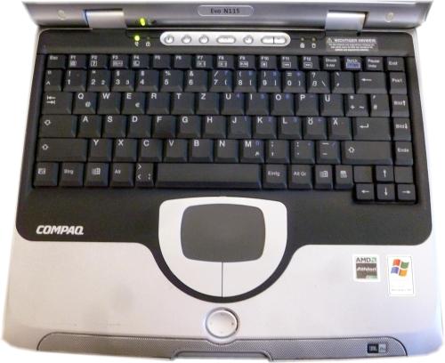 HP Compaq Evo N115 Laptop - CM 2130 | AMD 1500+ MHz | 14,1 Zoll