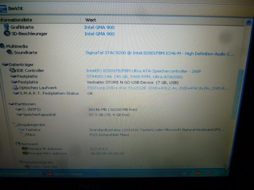 Dell Latitude 120L PP21L Notebook Intel Celeron 1.6 GHz 14.1 Zoll