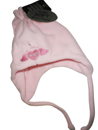 Baby Mütze Mädchen ✿ Rosa Flecce von Baby Club ✿