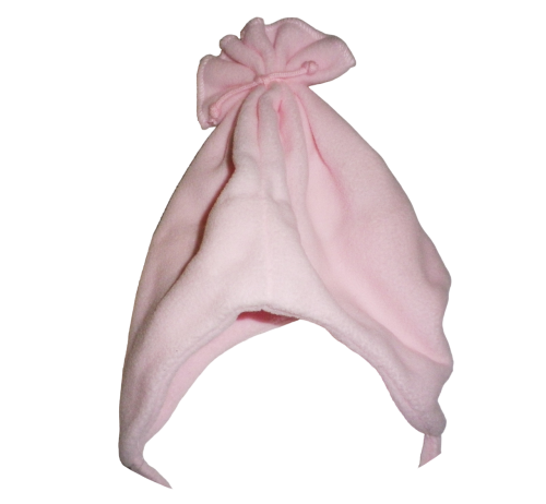 Baby Mütze Mädchen ✿ Rosa Flecce von Baby Club ✿
