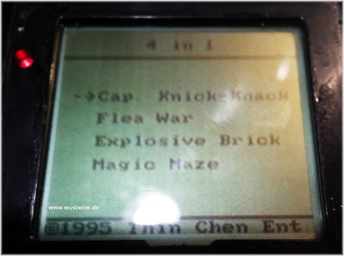 Nintendo Gameboy 4in1 Spiel シ Sachen シ Thin Chen Ent シ Retro Games