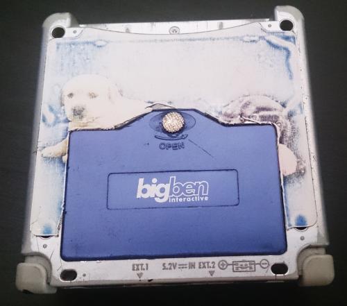 NINTENDO GameBoy Advance SP Tribal Edition シ 2.9 TFT シ mit Case Silber