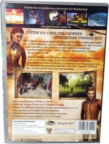 Geheimakte Tunguska Computerspiel  DVD BOX