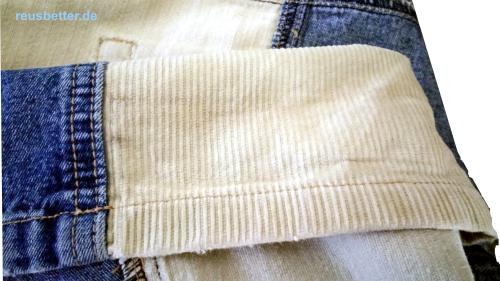 Patchwork Jeans Damen ☆ Damen Schlaghose ☆ genuine denim 98 ☆ Gr.L