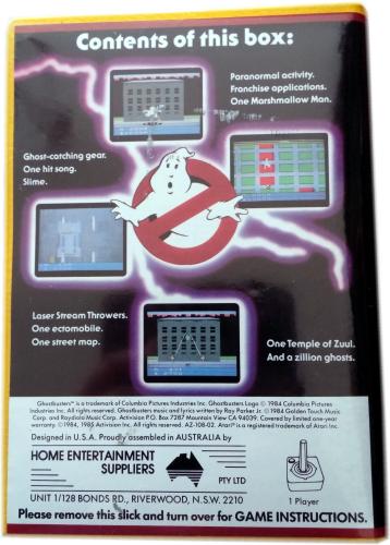 Ghostbusters Game für Atari 2600 incl. Spieleanleitung Retrogame