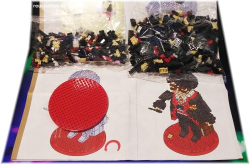 Harry Potter Baustein Set LOZ iBLOCK FUN mit Standblock