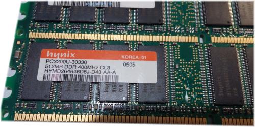 PC Arbeitsspeicher HYNIX DDR1 PC3200 400MHz PC RAM