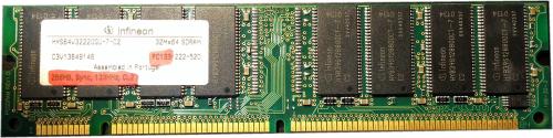 PC Arbeitsspeicher Infineon 256MB SDRAM PC133-222-520 PC RAM