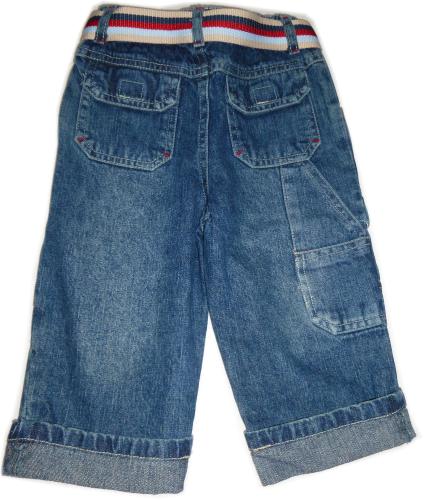 Kleinkinder Cargo Jeans mit Gürtel für Jungen - 74