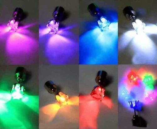 LED Ohrstecker Ohrringe Blinkend