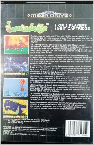Lemmings Sega Mega Drive Retro Games Spiel mit OVP