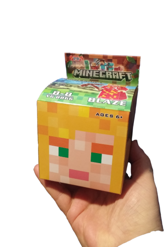 Schlüsselanhänger Minecraft Motiv Motiv Steve Kristallrüstung Sammel Box Set