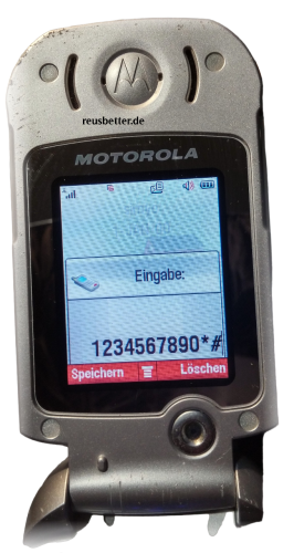 Motorola V980 Klapphandy | Schwarz |  1,8 Zoll