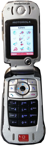 Motorola V980 Klapphandy | Schwarz |  1,8 Zoll