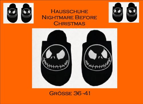 Nightmare Before Christmas NBC Hausschuhe gr. 37