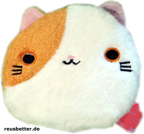 Nemu Neko Geldbeutel |  Taschen Anhänger | Schlüsselanhänger |  Kawaii Katze 12 cm