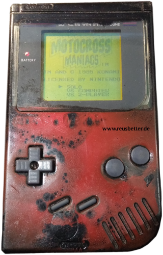 Nintendo GAME BOY CLASSIC Handheld-Konsole Retro DMG-01- 4 Spiele und Case