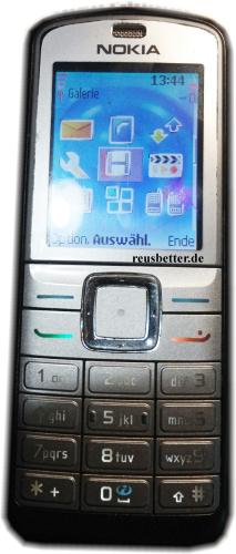 Nokia 6070 Handy | Kamera | GSM | Silbergrau | Simlock Frei