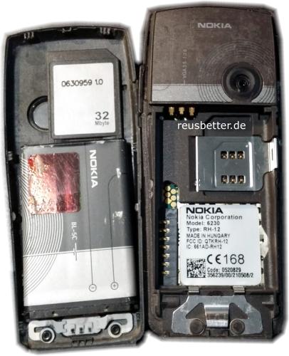 Nokia 6230 Handy Klassisch/Candy-Bar | Bluetooth, USB, Infrarot, 2G | 1.5 Zoll | 1.3 MP Kamera | ohne Vertrag