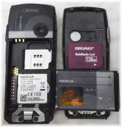 Nokia 6230i Klassisch/Candy-Bar | Bluetooth, USB, Infrarot, 2G | 1.5 Zoll | 1.3 MP Kamera | ohne Vertrag | Schwarz Silber RM 72