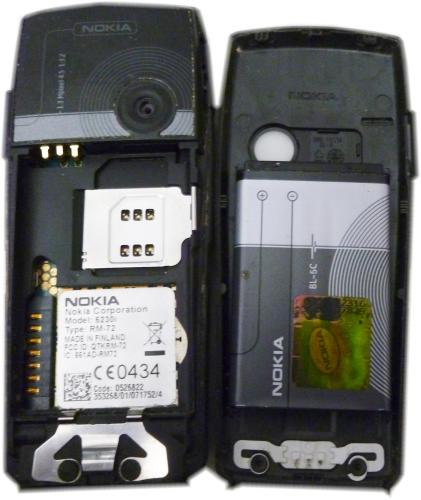 Nokia 6230i Handy Klassisch/Candy-Bar | Bluetooth, USB, Infrarot, 2G | 1.5 Zoll | 1.3 MP Kamera | ohne Vertrag | Schwarz