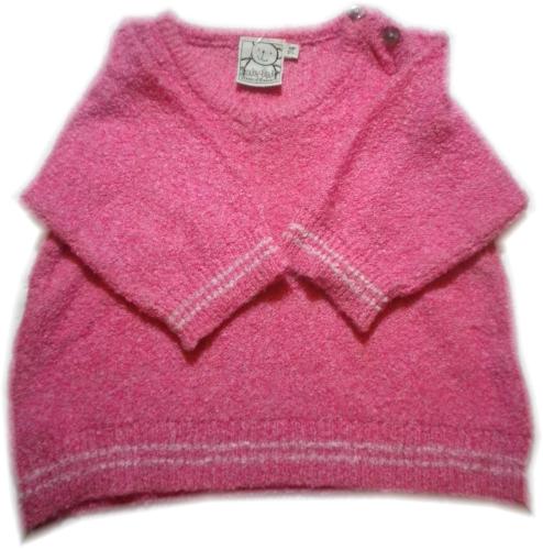 Kinder Feinstrick Pullover pink für Mädchen