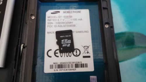 Samsung Galaxy Ace GT-S5839I Smartphone | 5 MP | 3.5 Zoll | Android  | Onyx Black