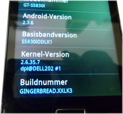 Samsung Galaxy Ace GT-S5830i Smartphone | 5 MP Kamera | 3,5 Zoll | Onyx Black | Simlock Frei
