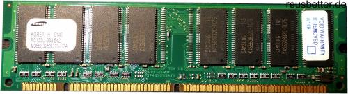 SAMSUNG PC Arbeitsspeicher 256MB SDRAM PC133U-333-542 PC RAM