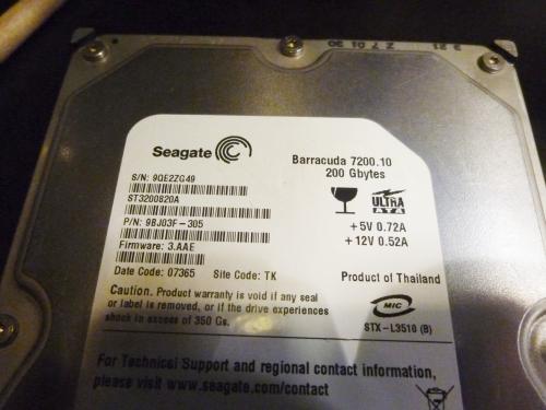 Seagate Barracuda 200 GB 7200.10 IDE Computer Festplatte