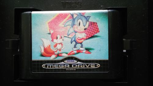 Sega Mega Drive SpielxSonic the Hedgehog 2 mit Anleitung und Verpackung