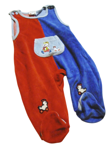 Strampler Jungen Rot Blau 62