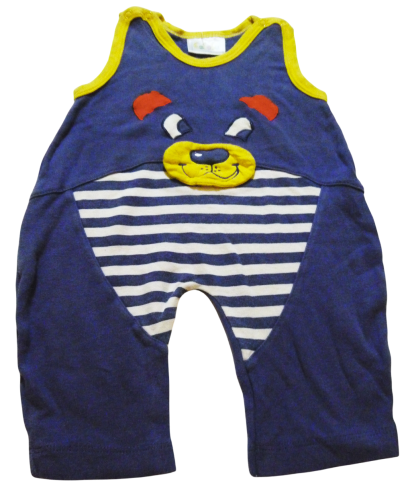 LaLeLu Strampler Jungen 62-68 Blau Teddy