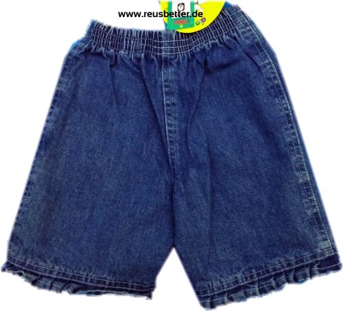 Kleinkinde Mädchen Sommer Jeans Shorts mit Rüschen