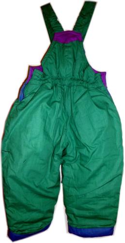Kleinkinder Thermohose Schneehose Latzhose Grün Größe 80 Unisex