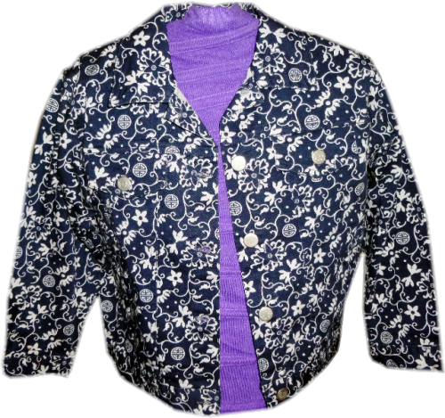 Kinderjeans Kombination Mädchen Jeanshose mit Jeansjacke Größe 128 von Topolino